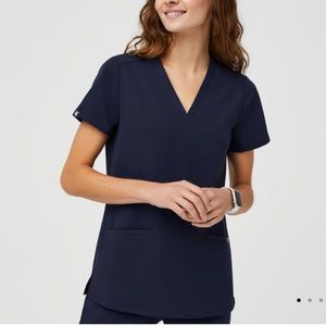 FIGS Navy Casma Three Pocket Scrubs